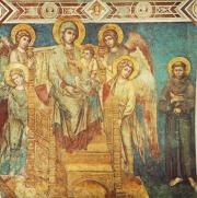 Cimabue: A Szűzanya Szent Ferenccel
